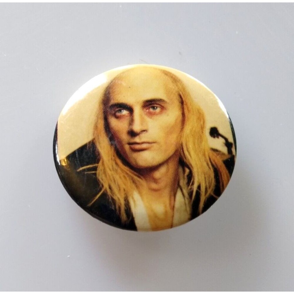 Vintage Rocky Horror Picture Show Riff Raff Button Badge Pin Original 1983 - Picture 3 of 4